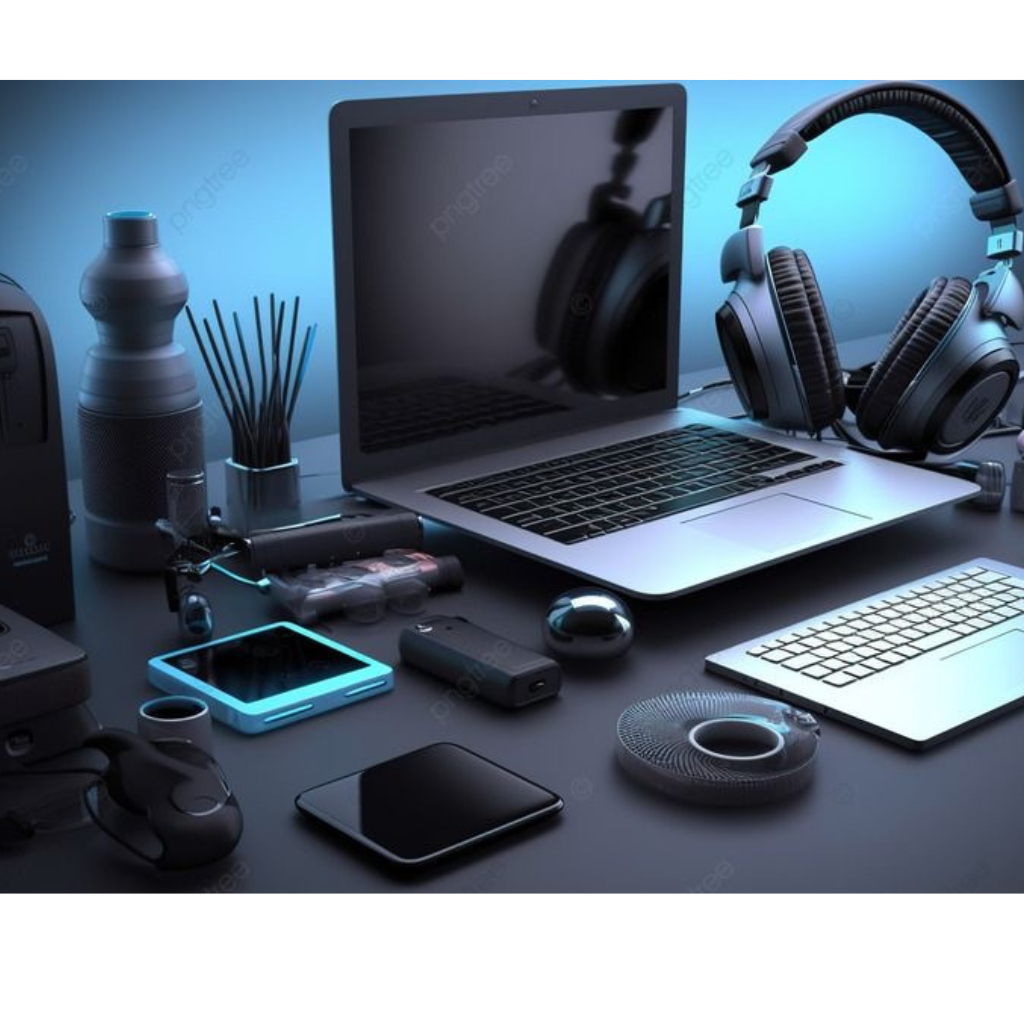 Modern tech workspace